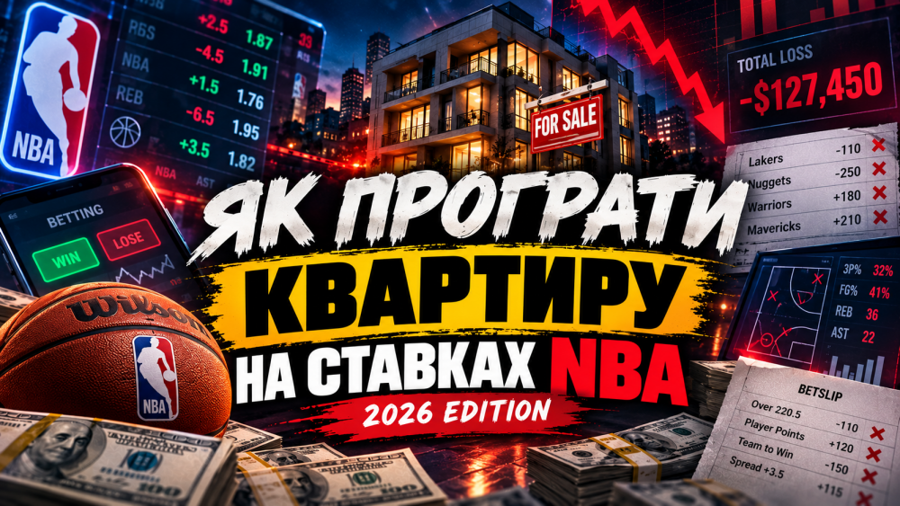 Як програти квартиру на ставках NBA. 2026 Edition